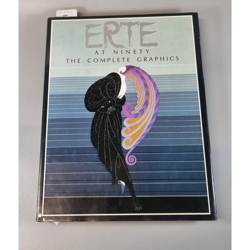 180 - 'Erte at Ninety the complete graphics' edited by Marshall Lee, hardback book with dust jacket. 
(B.P... 