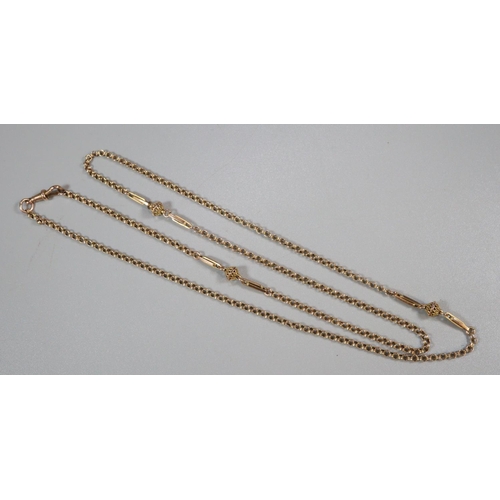 231 - 9ct gold curb link chain or necklace. 7.7g approx.
(B.P. 21% + VAT)