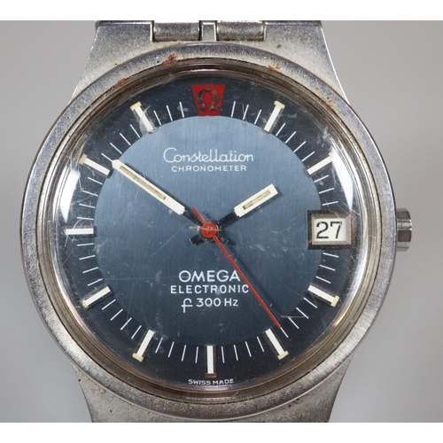 237 - Omega electronic F300Hz Constellation chronometer gent's wristwatch.
(B.P. 21% + VAT)