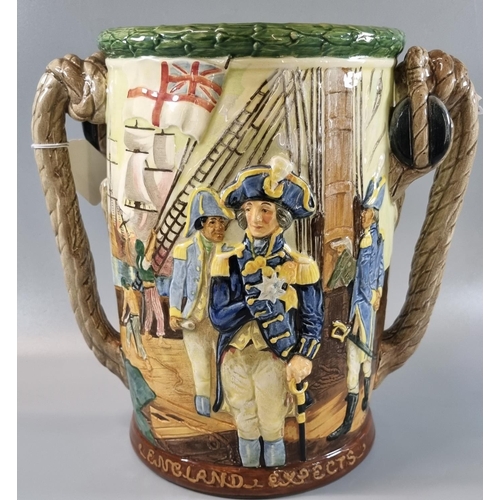 49 - Royal Doulton 'Nelson' loving mug, by H. Fenton, limited edition no. 290/600.
(B.P. 21% + VAT)