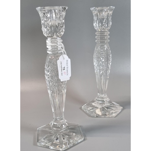 75 - Pair of Waterford crystal 10