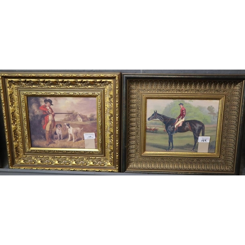 149 - Two equestrian/sporting prints in gilt frames (2)  (B.P. 21% + VAT)