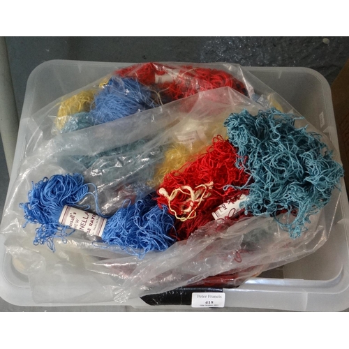 415 - Large collection of vintage Pearsall's 'Prunella' sparkle rayon embroidery threads.
(B.P. 21% + VAT)