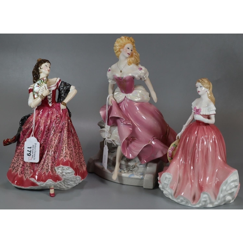 179 - Royal Doulton bone china figurine 'Carmen' together with another Doulton figurine 'Rosie' and Frankl... 