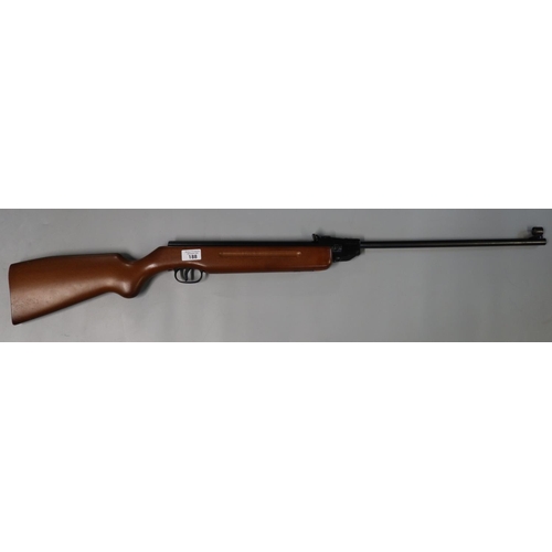 188 - Weirauch German HW 50 break action .22 air rifle.  OVER 18'S ONLY.  (B.P. 21% + VAT)