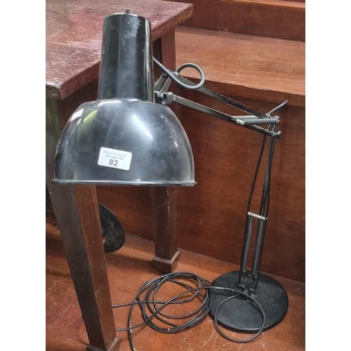 82 - Vintage style angle poise standard lamp.   (B.P. 21% + VAT)