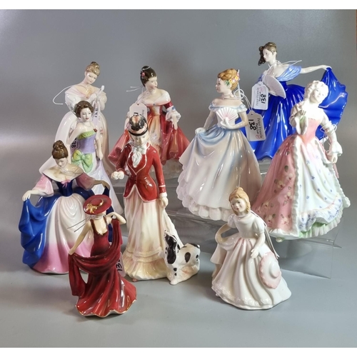 138 - Ten Royal Doulton bone china figurines to include: 'Sarah', 'Caroline', 'Amanda', 'Jessica' etc.  (1... 