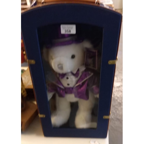 358 - A Lee Capozzi Special Edition Millennium Keepsake teddy bear in original suitcase style case. 
(B.P.... 