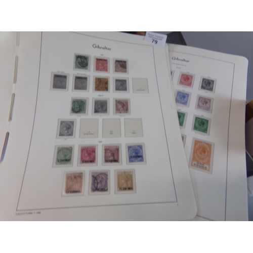 79 - All World selection of stamps in album, stockbook and on pages with good range of Gibraltar, mint an... 