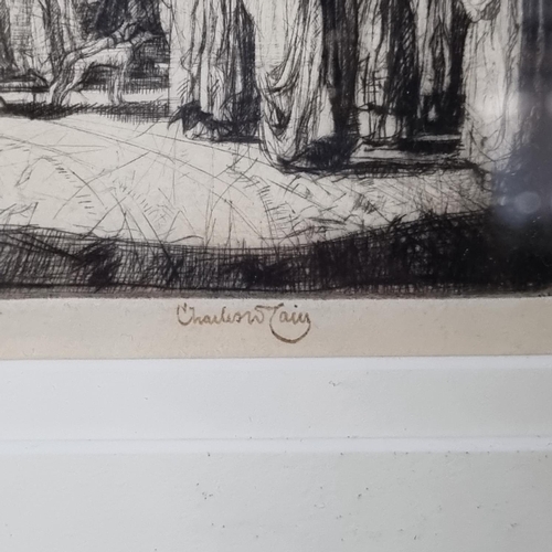 101 - Charles William Cain (British 1893 - 1962), 'Homage, Bagdad', uncoloured dry point etching, signed i... 