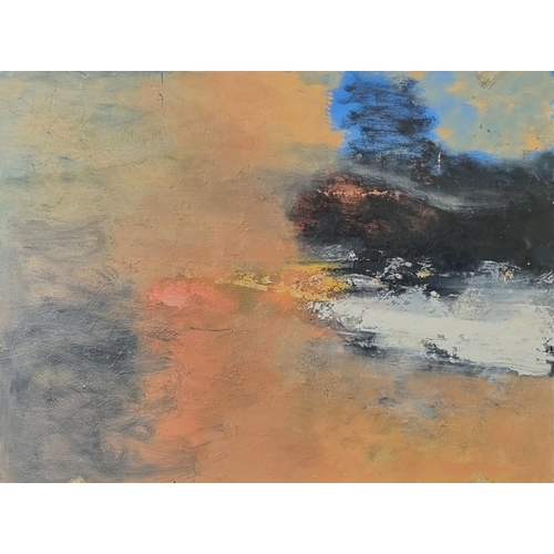 108 - Neil Canning (British, contemporary), 'Lake', signed and inscribed verso.  Oils on board.  93x123cm ... 