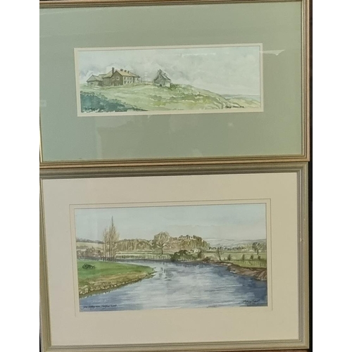 112 - Harvey Thomas (Welsh, died 2017), group of watercolour studies, all signed by the Artist, local scen... 