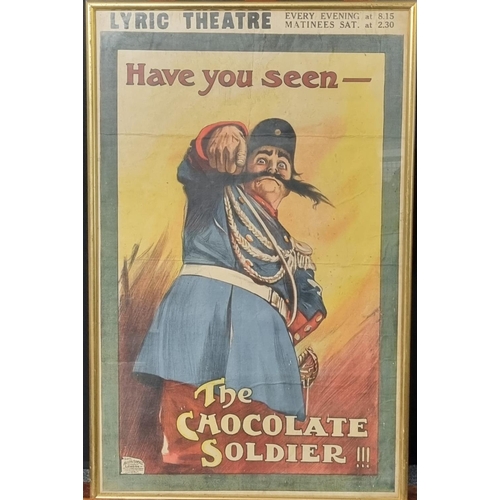 115 - Original 'Lyric Theatre' poster (probably The Lyric Theatre, King Street, Carmarthen), 'Have You See... 