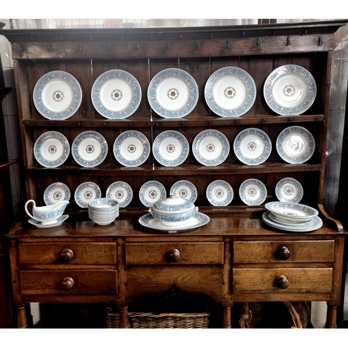 159 - Dinner service of Wedgwood 'Florentine' design bone china with enamelled decoration, printed marks t... 