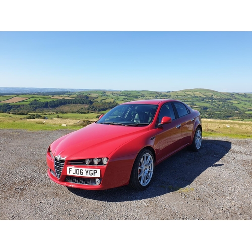 203 - To be sold after 12noon: 2006 Alfa Romeo 159 Lusso JTS saloon car. Reg no FJ06YGP. 2198ccs four cyli... 