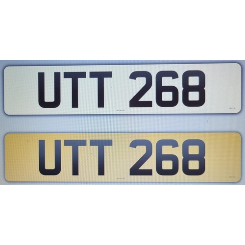 204 - To be sold after 12 noon: Cherished car registration number  UTT 268 on Retention Document V778W. Bu... 