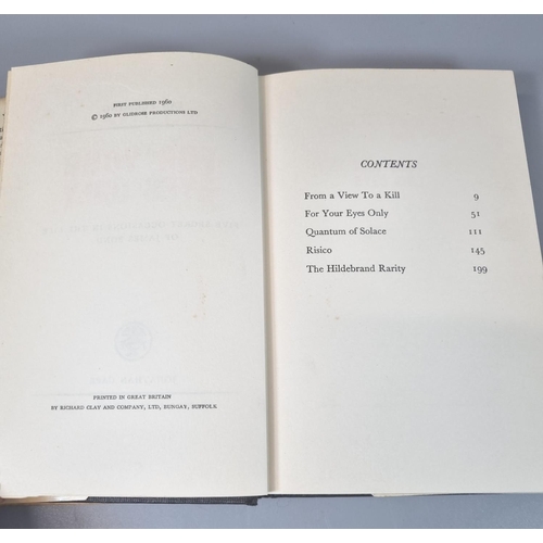 229 - Fleming, Ian, 'For Your Eyes Only', five secret occasions in the life of James Bond, First Edition 1... 