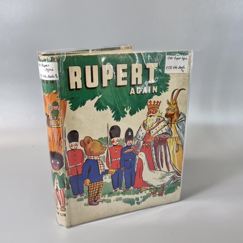 255 - Tourtel, Mary, Sampson, Low, Marston & Co. Ltd. London, 'Rupert Again' dated 1940, First Edition in ... 