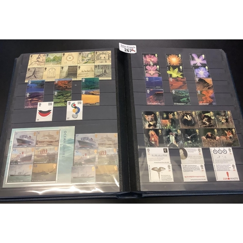 267 - Great Britain collection of mint stamps in large Lighthouse stockbook.  1924 to about 2004 with good... 