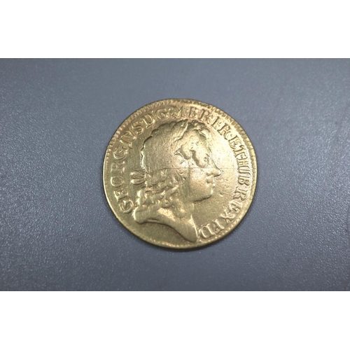 311 - George I 1723 gold Guinea.  8.3 approx.   (B.P. 21% + VAT)