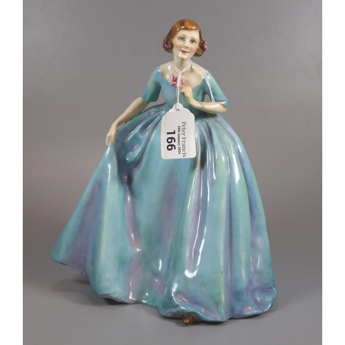 166 - Royal Worcester figurine 'The Duchess Dress' modeled by F.G Doughty. 
(B.P. 21% + VAT)