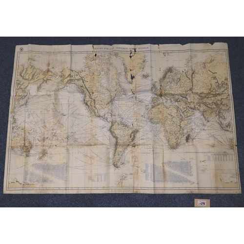 172A - Paper foldable World map 