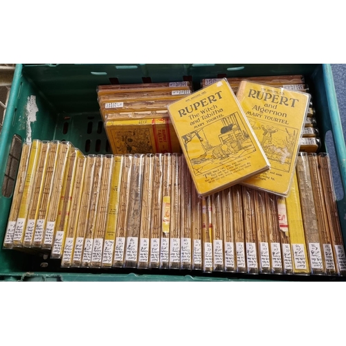 179 - Collection of forty six Tourtel, Mary, early editions of Rupert Little Bear Library hardback books i... 