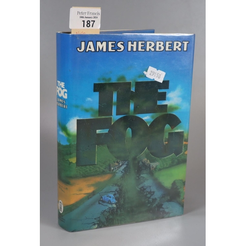 187 - Herbert, James; 'The Fog', first edition, published by New English Library 1975. Black cloth bound h... 