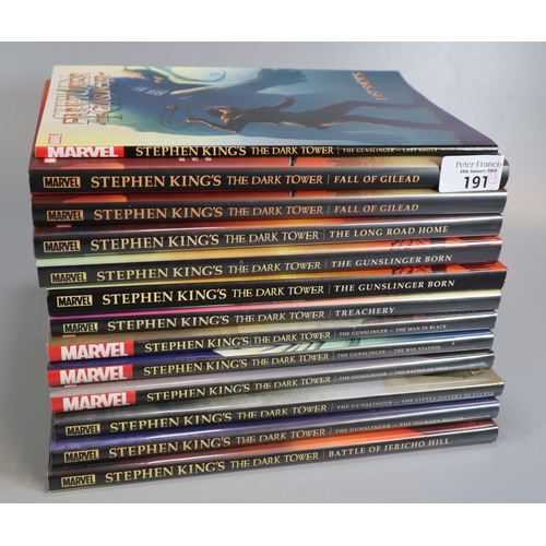 191 - Collection of King, Stephen; the Dark Tower graphic novels published by Marvel including; 'Fall of G... 