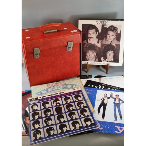 361C - Collection of various vinyl records to include: Paul McCartney 'No More Lonely Nights' (extended ver... 