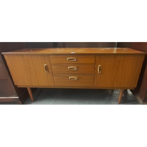 438 - 1960s G-Plan style veneered sideboard. 
(B.P. 21% + VAT)