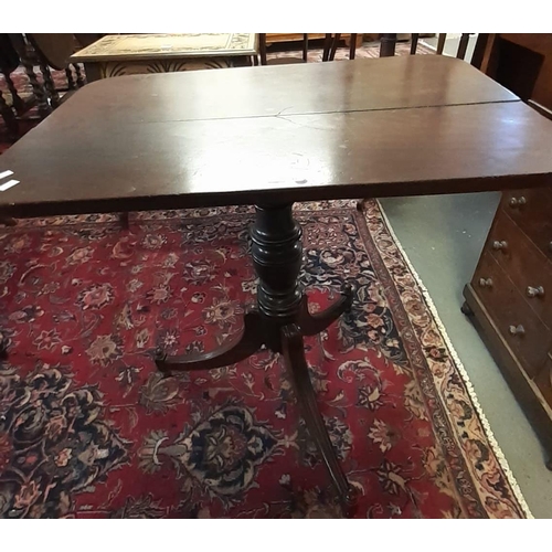 520 - Regency design mahogany tilt top tripod table.   (B.P. 21% + VAT)