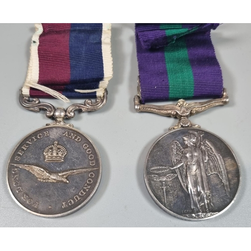 127 - Queen Elizabeth II General Service Medal with clasp for Malaya together with Long Service and good C... 