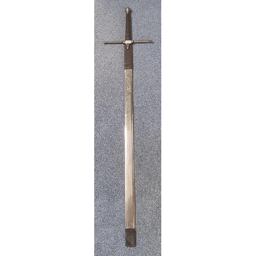 155 - Large modern theatrical broad sword.   (B.P. 21% + VAT)