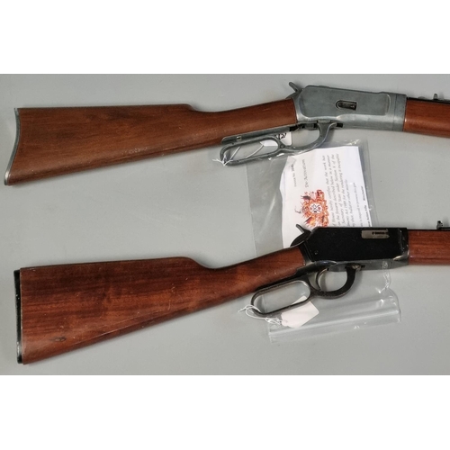 167 - Winchester .22 lever action rifle No. F187341.  Deactivated with certificate.  Together with a repli... 