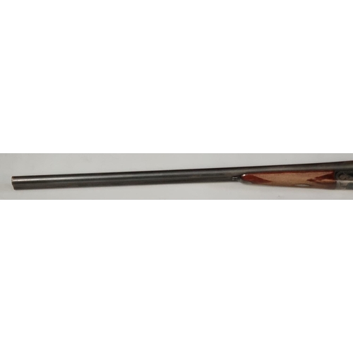 170 - Aya Spanish 20 bore side by side double barrelled ejector shotgun No. 582218.  27 inch barrels. 
NOT... 