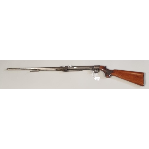 172 - Vintage BSA underlever air rifle with chequered semi-pistol grip stock.  OVER 18S ONLY.   (B.P. 21% ... 