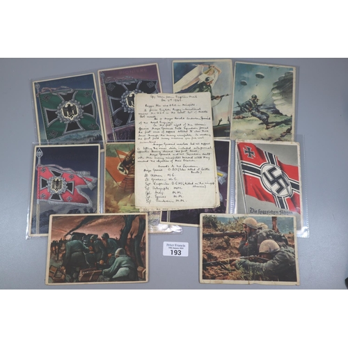 193 - Selection of assorted military postcards, various of: German, Japanese and Russian interest and appe... 