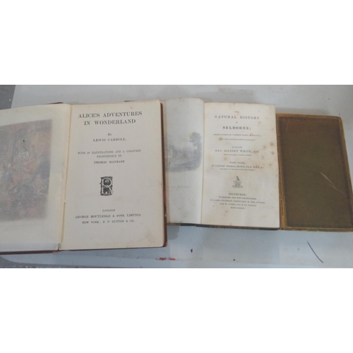 462 - Three hardback books to include: a leather bound French language 'Le Bachelier de Salamanque' 1813, ... 