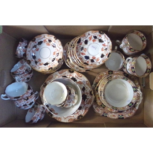 529 - Three trays of china to include: various tea ware, tureens, bowls cups saucers etc.  (3)   (B.P. 21%... 