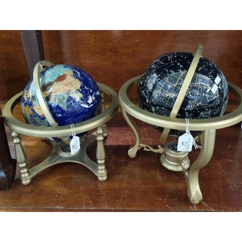 61 - Two modern globes; one 'A Nightsky' with booklet and authenticity number. (2)
(B.P. 21% + VAT)