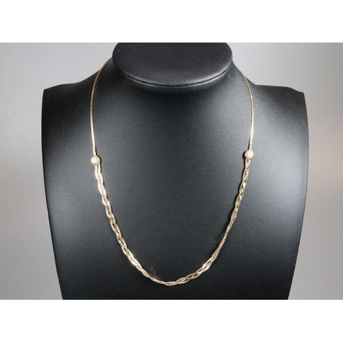 238 - 18ct gold ladies necklace.  5.9g approx.  (B.P. 21% + VAT)