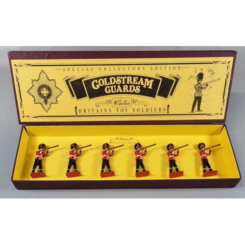 24 - Boxed set of Britains toy soldiers, 'Coldstream Guards', original condition.  (B.P. 21% + VAT)