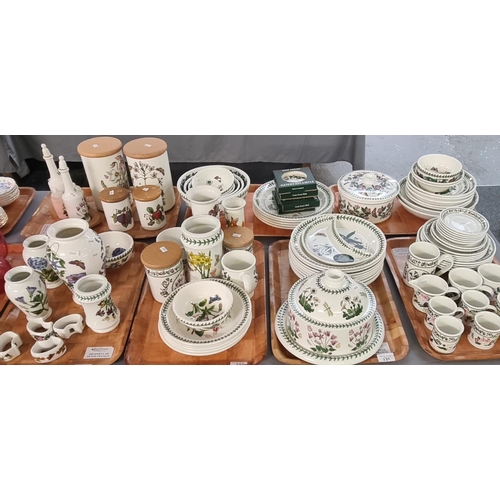 289 - Seven trays of Portmeirion pottery mainly 'Botanic Garden' design items to include: utensil jars and... 