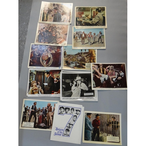 322 - Large collection of UK cinema Front of House film stills/lobby cards relating to Westerns: Gregory P... 