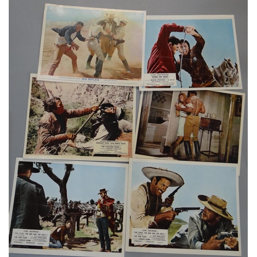 322 - Large collection of UK cinema Front of House film stills/lobby cards relating to Westerns: Gregory P... 