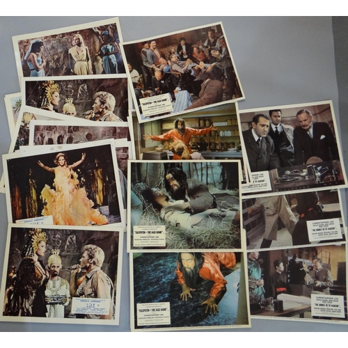 323 - Collection of UK cinema Front of House film stills/lobby cards relating to films starring Christophe... 