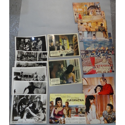 327 - Collection of UK Cinema front of House film stills/lobby cards relating to films staring Elizabeth T... 