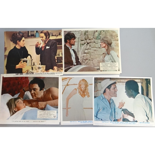 337 - Collection of UK Cinema Front of House film stills/lobby cards to include: 'Poor Cow', 'Grand Prix',... 