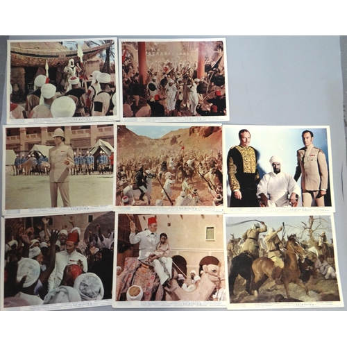 340 - Two full sets of eight UK Cinema Front of House film stills/lobby cards for the films 'Lawrence of A... 